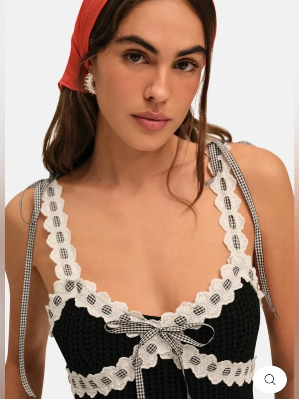 For Love & Lemons Becka Mini Dress NWT Size L - Picture 4 of 12